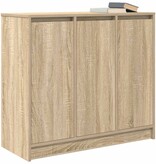 VidaXL Dressoir 85x34x76 cm spaanplaat Sonoma eikenkleurig