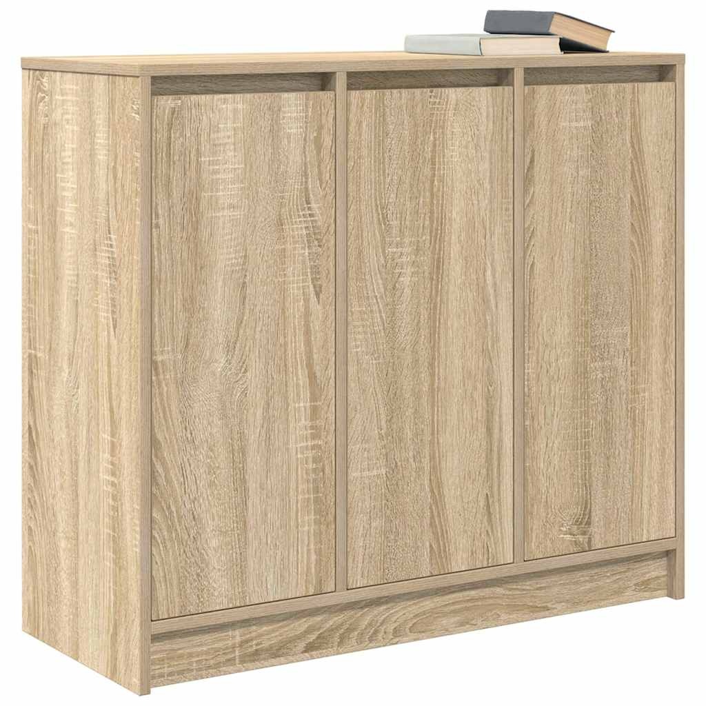 VidaXL Dressoir 85x34x76 cm spaanplaat Sonoma eikenkleurig
