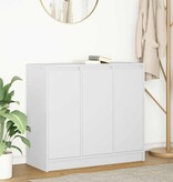 VidaXL Dressoir 85x34x76 cm bewerkt hout wit