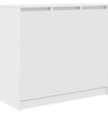 VidaXL Dressoir 85x34x76 cm bewerkt hout wit