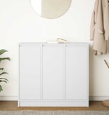VidaXL Dressoir 85x34x76 cm bewerkt hout wit