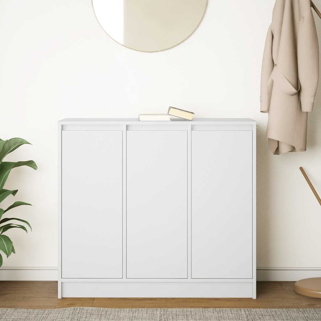 VidaXL Dressoir 85x34x76 cm bewerkt hout wit