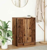 VidaXL Dressoir 57x34x76 cm bewerkt hout oud houtkleurig
