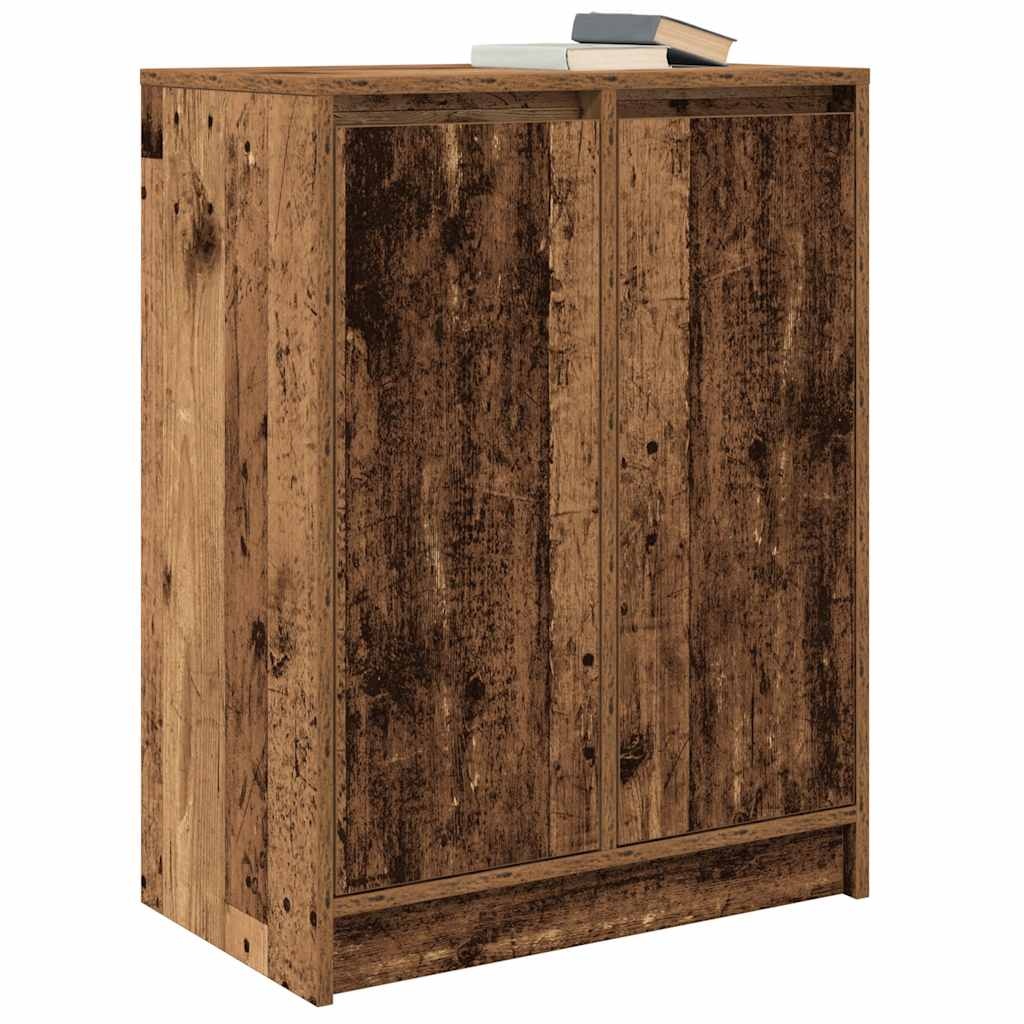 VidaXL Dressoir 57x34x76 cm bewerkt hout oud houtkleurig