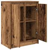 VidaXL Dressoir 57x34x76 cm bewerkt hout oud houtkleurig