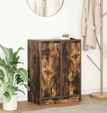 VidaXL Dressoir 57x34x76 cm bewerkt hout gerookt eikenkleurig