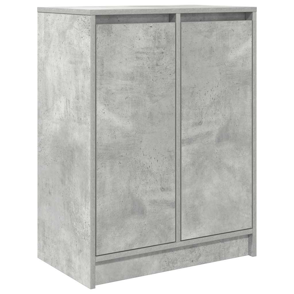 VidaXL Dressoir 57x34x76 cm bewerkt hout betongrijs