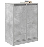 VidaXL Dressoir 57x34x76 cm bewerkt hout betongrijs