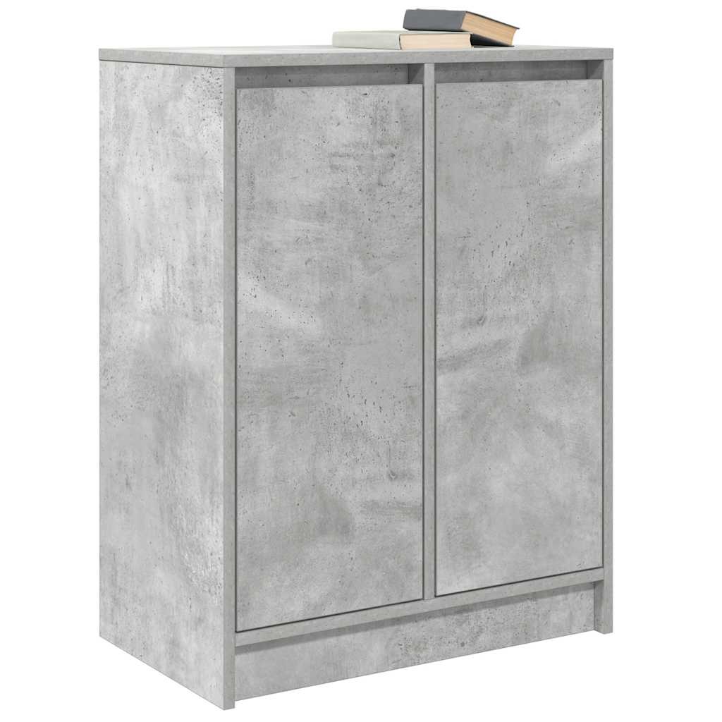 VidaXL Dressoir 57x34x76 cm bewerkt hout betongrijs