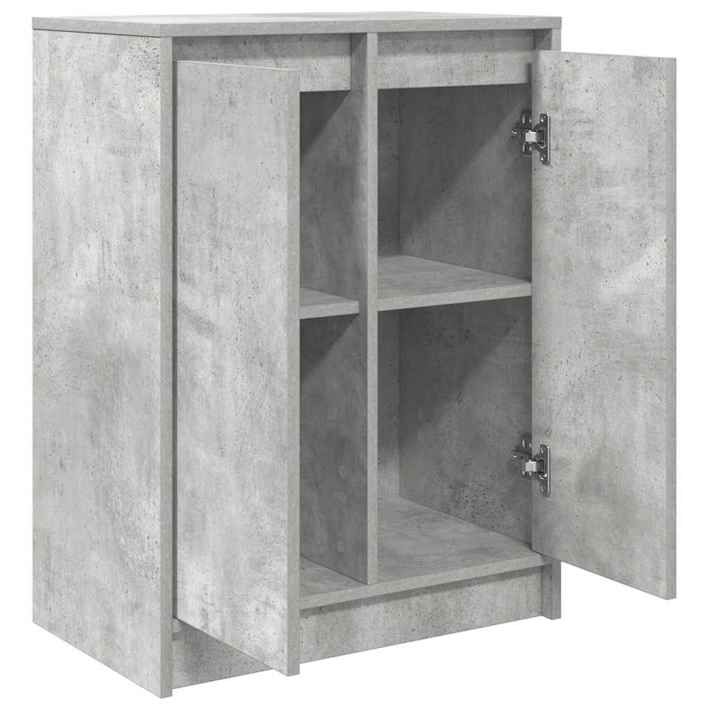 VidaXL Dressoir 57x34x76 cm bewerkt hout betongrijs