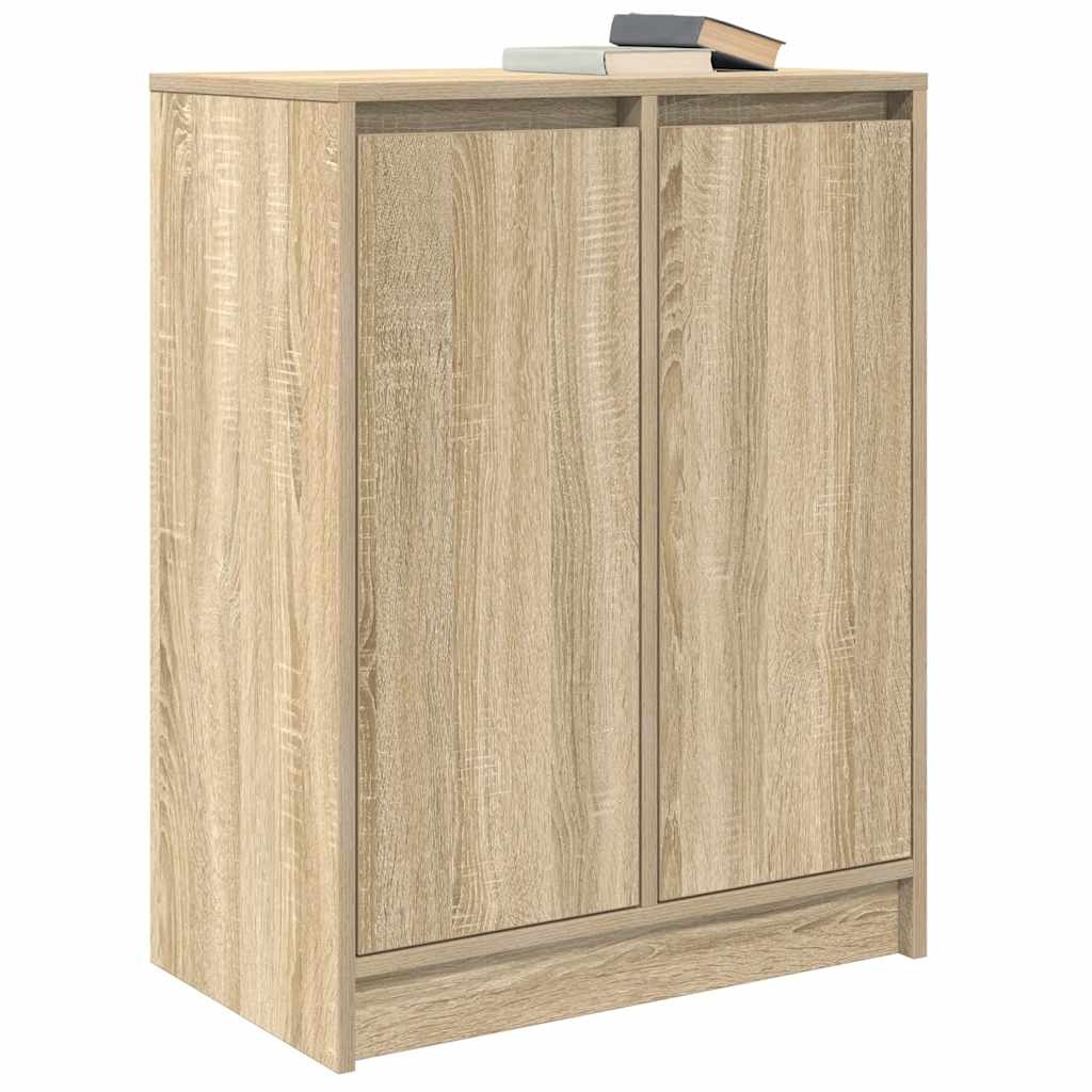 VidaXL Dressoir 57x34x76 cm bewerkt hout sonoma eikenkleurig