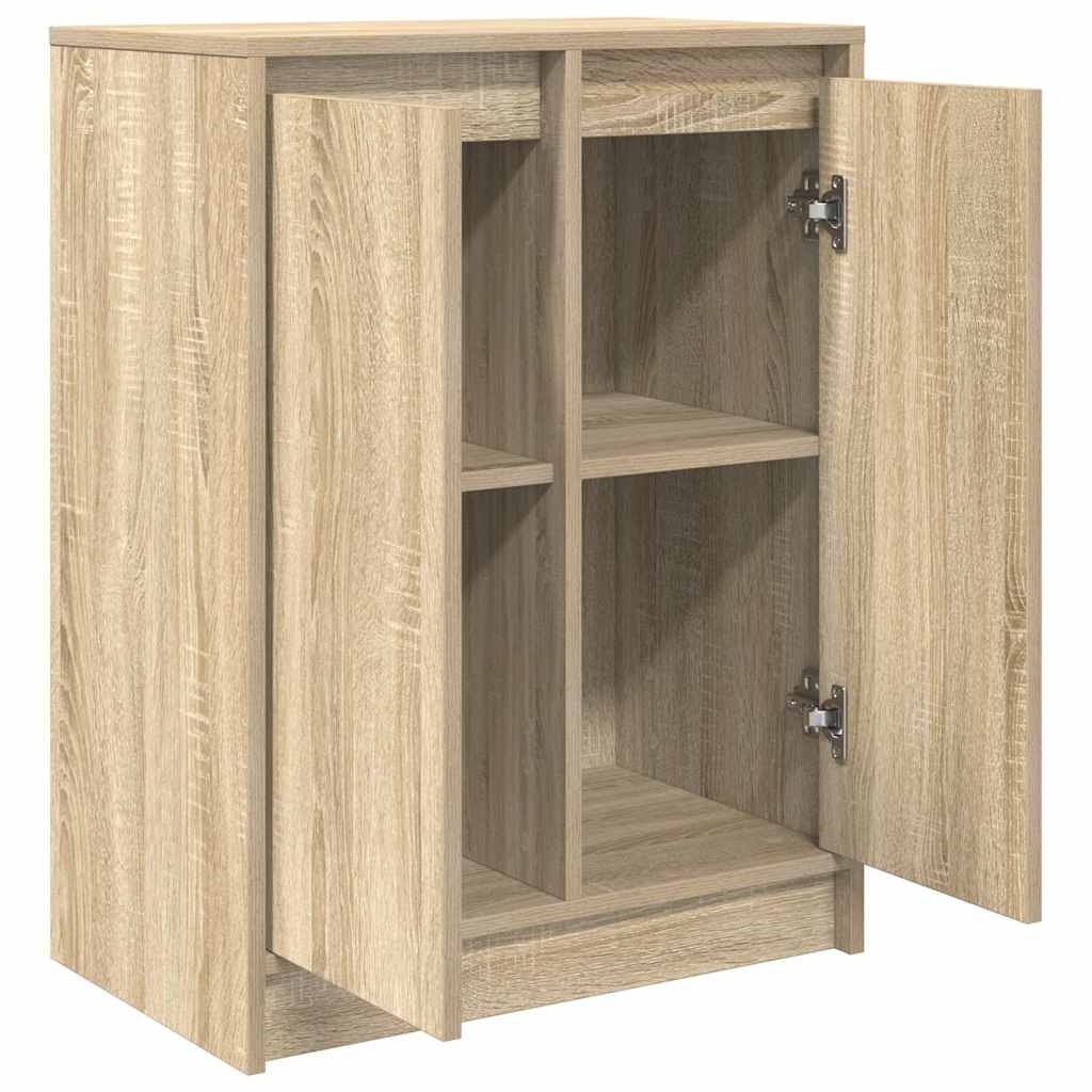 VidaXL Dressoir 57x34x76 cm bewerkt hout sonoma eikenkleurig