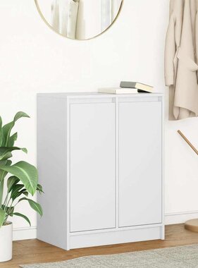 VidaXL Dressoir 57x34x76 cm bewerkt hout wit