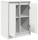 VidaXL Dressoir 57x34x76 cm bewerkt hout wit