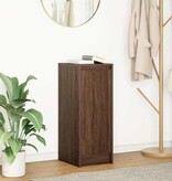 VidaXL Dressoir 29,5x34x76 cm bewerkt hout bruin eikenkleurig