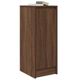 VidaXL Dressoir 29,5x34x76 cm bewerkt hout bruin eikenkleurig