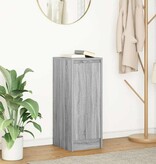 VidaXL Dressoir 29,5x34x76 cm bewerkt hout grijs sonoma eikenkleurig
