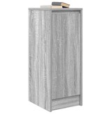 VidaXL Dressoir 29,5x34x76 cm bewerkt hout grijs sonoma eikenkleurig