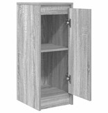 VidaXL Dressoir 29,5x34x76 cm bewerkt hout grijs sonoma eikenkleurig