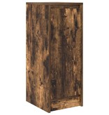 VidaXL Dressoir 29,5x34x76 cm bewerkt hout gerookt eikenkleurig