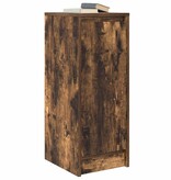 VidaXL Dressoir 29,5x34x76 cm bewerkt hout gerookt eikenkleurig