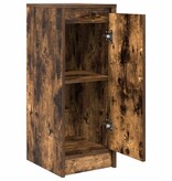VidaXL Dressoir 29,5x34x76 cm bewerkt hout gerookt eikenkleurig