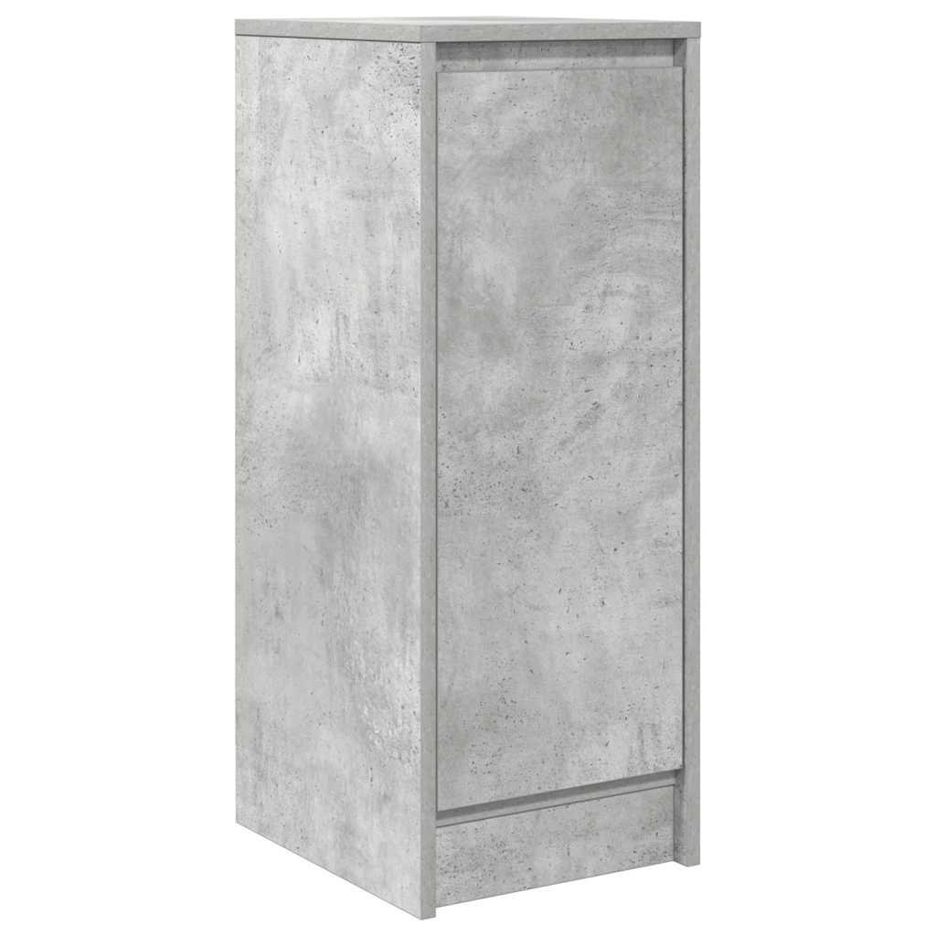VidaXL Dressoir 29,5x34x76 cm bewerkt hout betongrijs