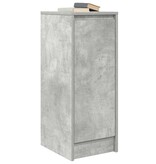 VidaXL Dressoir 29,5x34x76 cm bewerkt hout betongrijs