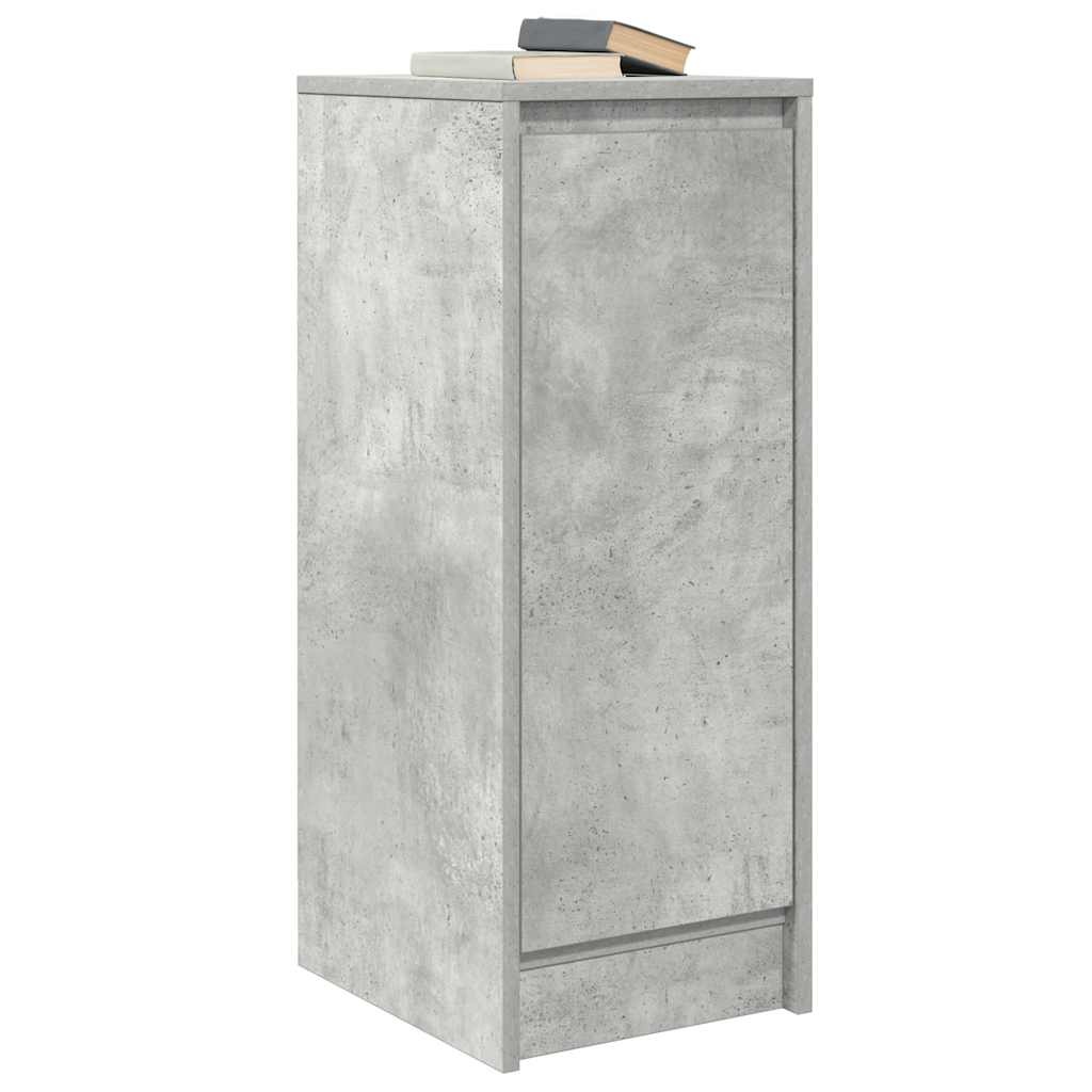VidaXL Dressoir 29,5x34x76 cm bewerkt hout betongrijs
