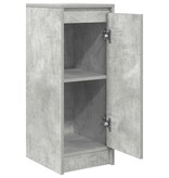 VidaXL Dressoir 29,5x34x76 cm bewerkt hout betongrijs
