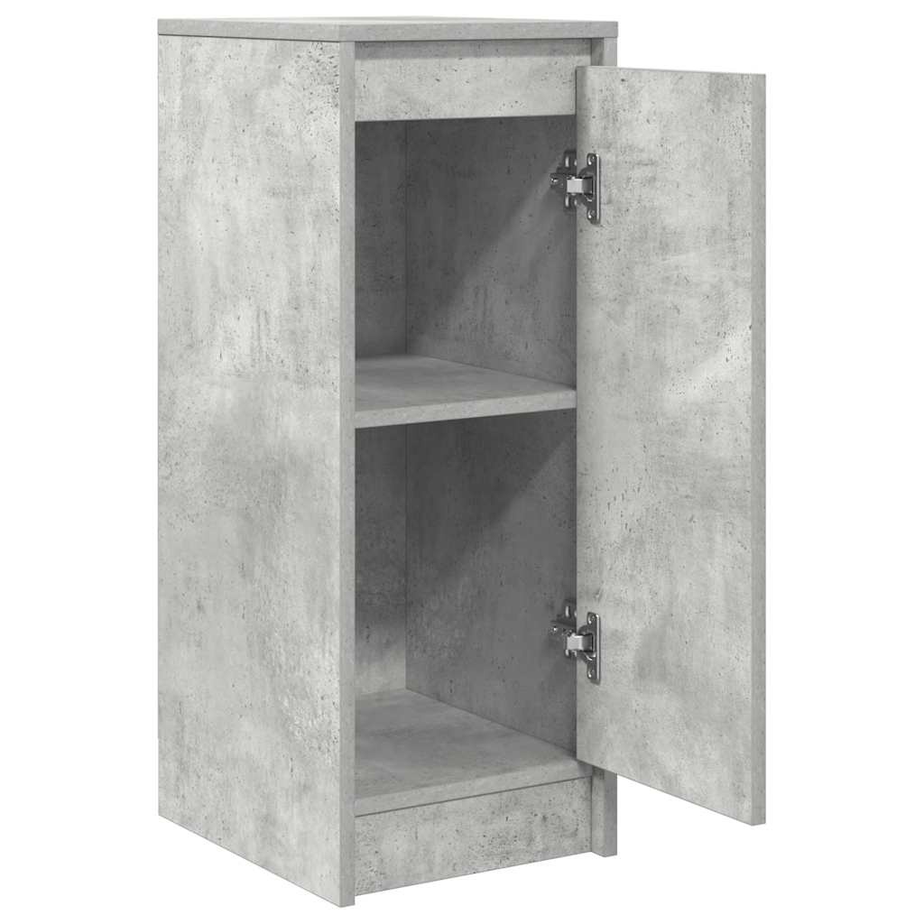 VidaXL Dressoir 29,5x34x76 cm bewerkt hout betongrijs