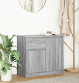 VidaXL Dressoir met lade 71x35x65 cm spaanplaat grijs Sonoma