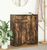 VidaXL Dressoir met lade 71x35x84 cm spaanplaat gerookt eikenkleurig