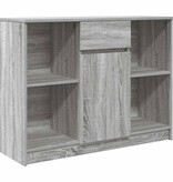 VidaXL Dressoir met lade 101x35x76 cm spaanplaat grijs Sonoma