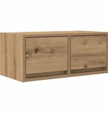 VidaXL TV-meubel 60x31x25,5 cm bewerkt hout artisanaal eikenkleur