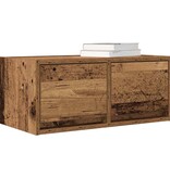 VidaXL Tv-meubels 2 st 60x31x25,5 cm bewerkt hout oud houtkleurig