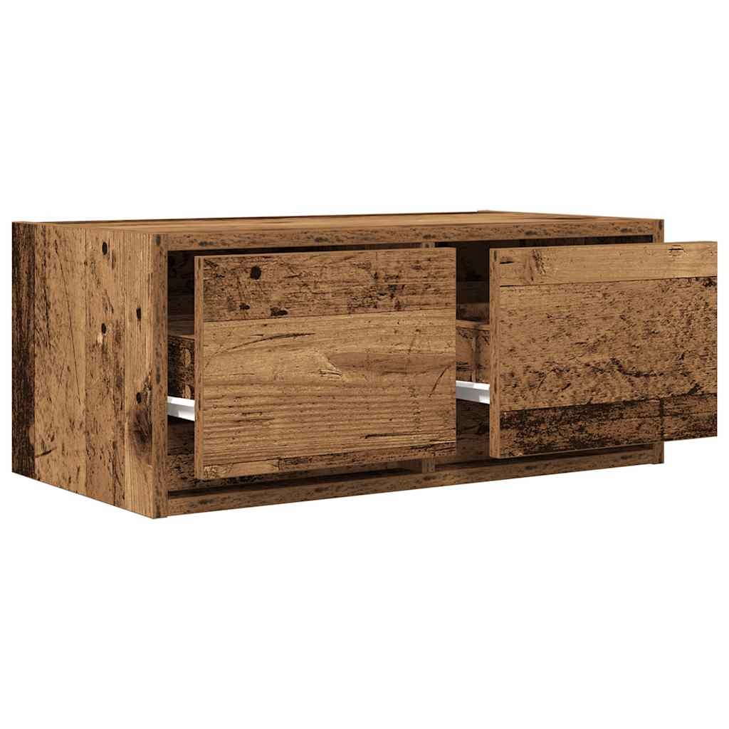 VidaXL Tv-meubels 2 st 60x31x25,5 cm bewerkt hout oud houtkleurig
