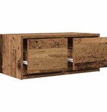 VidaXL TV-meubel 60x31x25,5 cm bewerkt hout oud houtkleurig