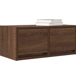 VidaXL Tv-meubelen 2 st 60x31x25,5 cm bewerkt hout bruin eikenkleurig
