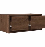 VidaXL Tv-meubelen 2 st 60x31x25,5 cm bewerkt hout bruin eikenkleurig