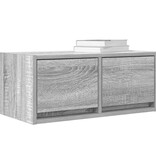 VidaXL Tv-meubelen 2 st 60x31x25,5 cm bewerkt hout grijs sonoma eiken