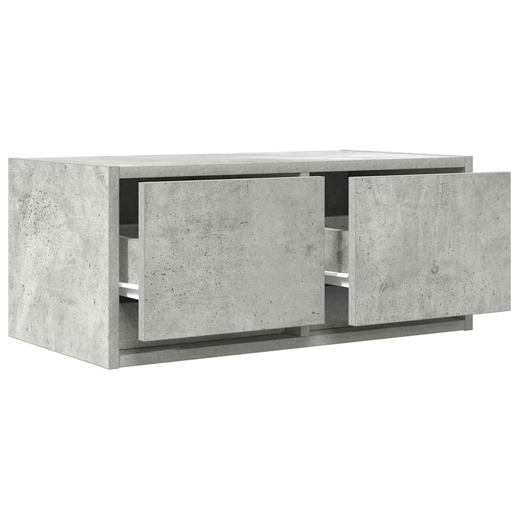 VidaXL Tv-meubels 2 st 60x31x25,5 cm bewerkt hout betongrijs