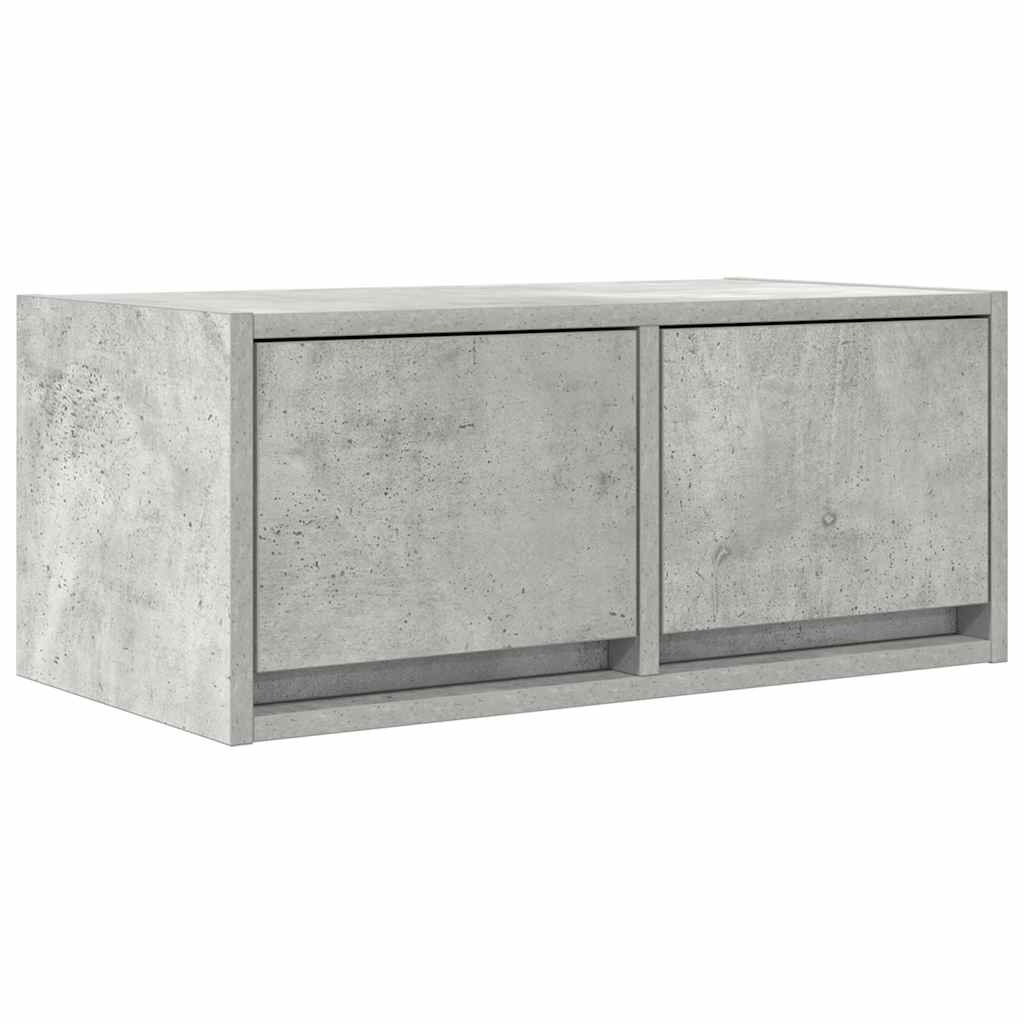 VidaXL TV-meubel 60x31x25,5 cm bewerkt hout betongrijs