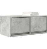 VidaXL TV-meubel 60x31x25,5 cm bewerkt hout betongrijs