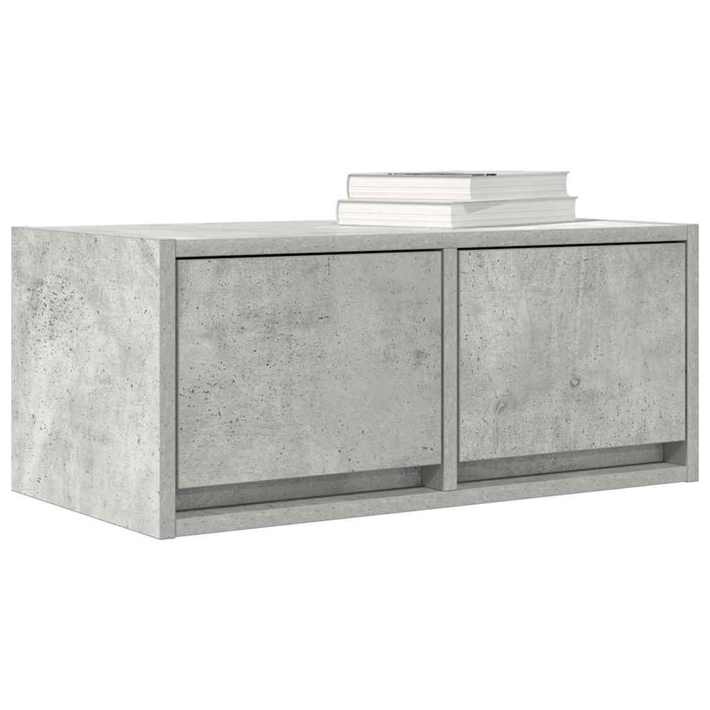 VidaXL TV-meubel 60x31x25,5 cm bewerkt hout betongrijs