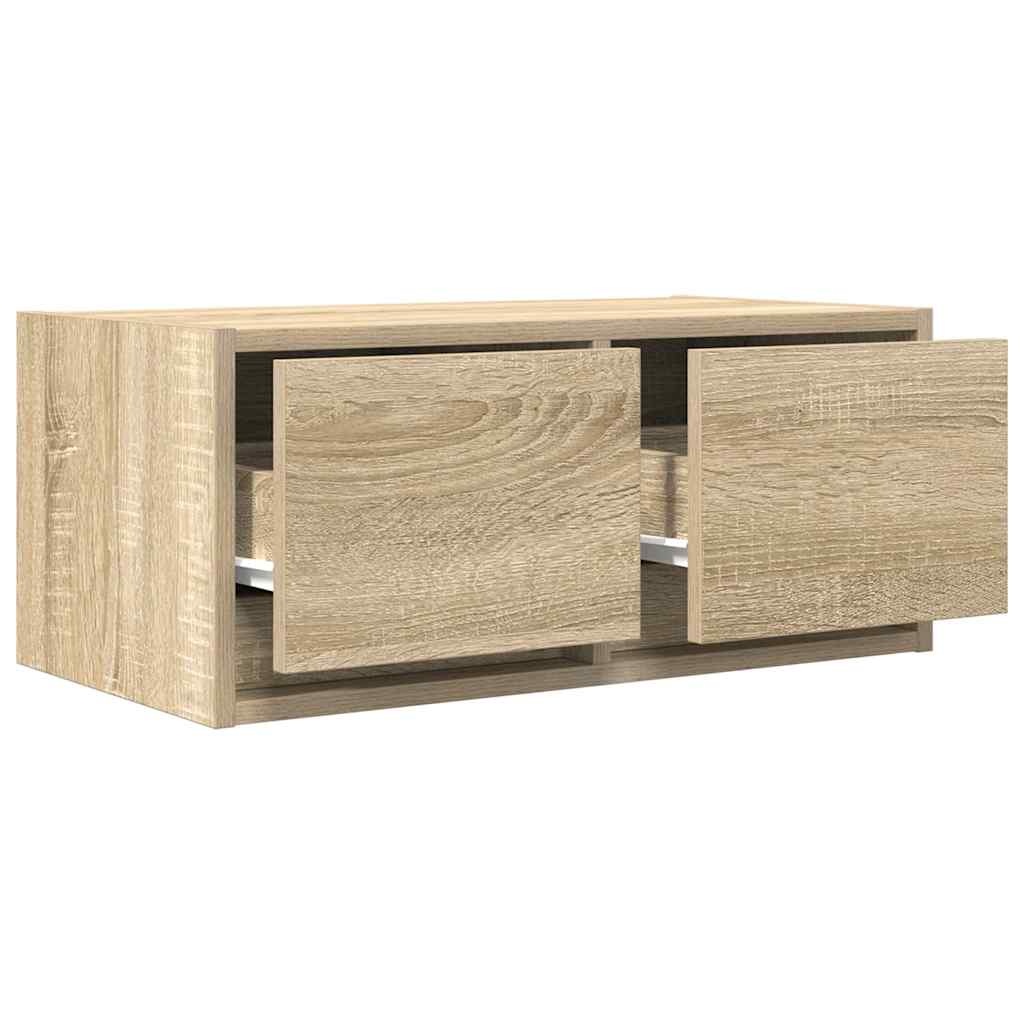 VidaXL Tv-meubelen 2 st 60x31x25,5 cm bewerkt hout sonoma eikenkleurig