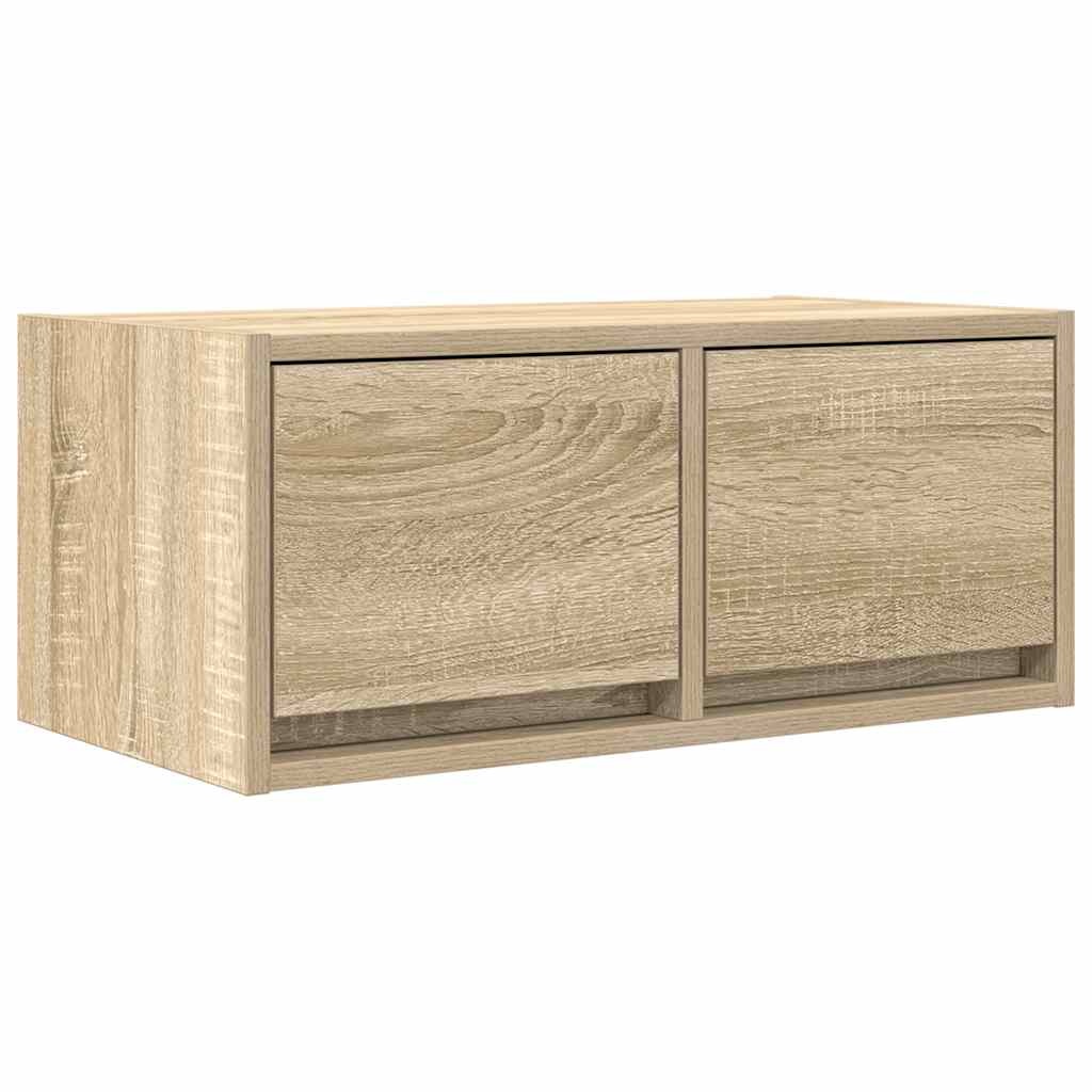 VidaXL TV-meubel 60x31x25,5 cm bewerkt hout sonoma eikenkleurig