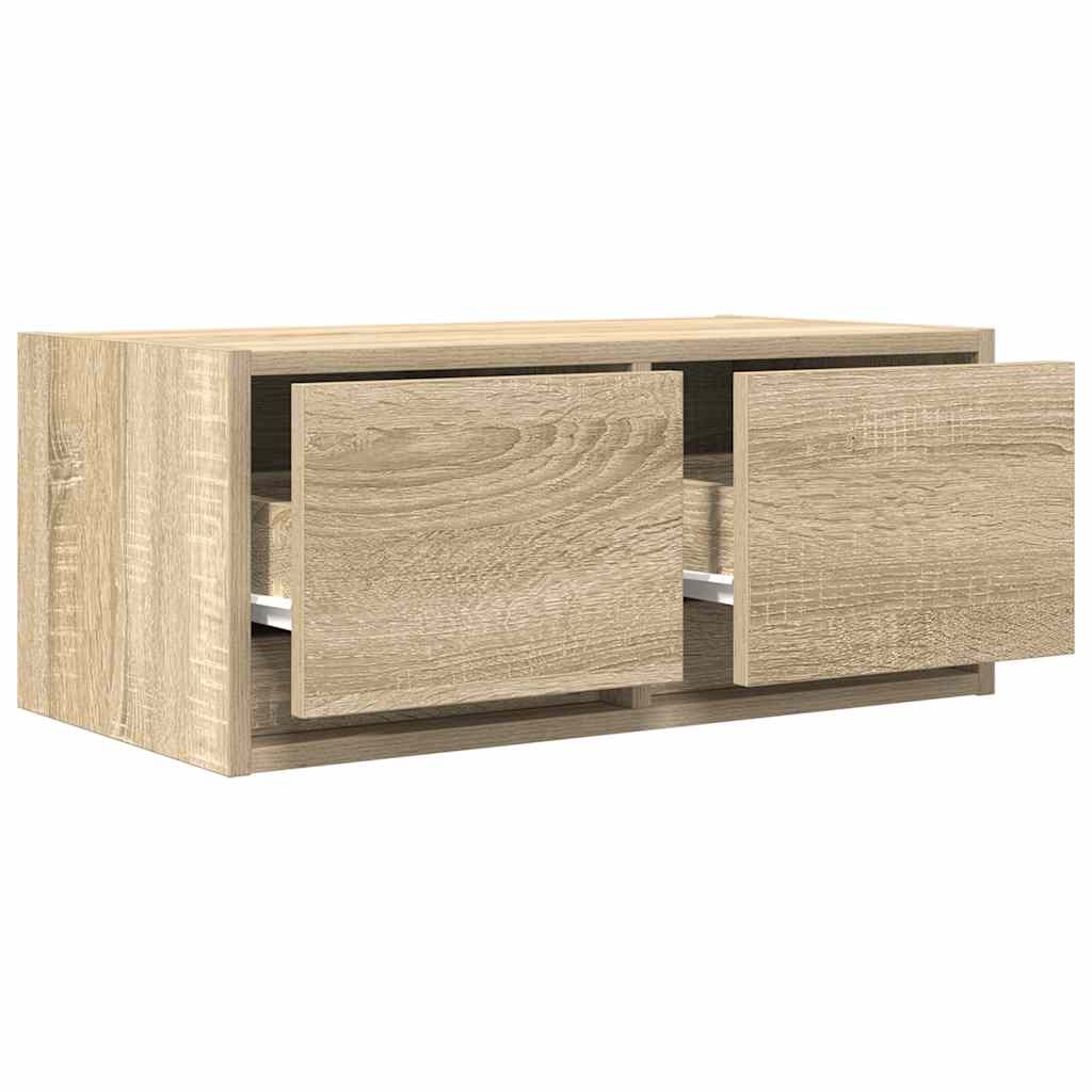 VidaXL TV-meubel 60x31x25,5 cm bewerkt hout sonoma eikenkleurig