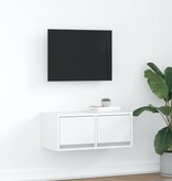 VidaXL Tv-meubel 60x31x25,5 cm bewerkt hout wit