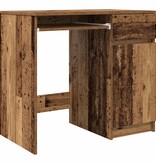 VidaXL Bureau 86x49x76 cm spaanplaat oud hout